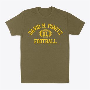 David H. Ponitz Career Tech Center Classic Football Classic Dad T-Shirt