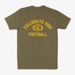 Collegiate High School Classic Football Classic Dad T-Shirt