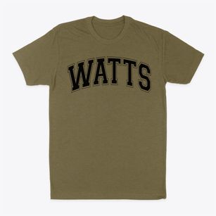 Watts Elementary School Varsity Arch Classic Dad T-Shirt