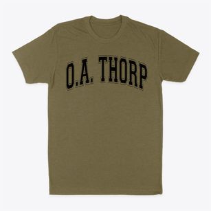 O.a. Thorp Scholastic Academy Varsity Arch Classic Dad T-Shirt