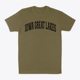 Iowa Great Lakes Lutheran School Varsity Arch Classic Dad T-Shirt