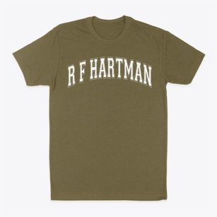R F Hartman Elementary School Varsity Arch Classic Dad T-Shirt