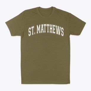 St Matthews Lutheran School Varsity Arch Classic Dad T-Shirt