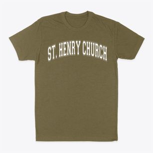 St. Henry Catholic Church Varsity Arch Classic Dad T-Shirt