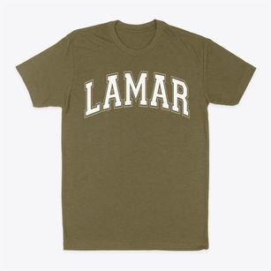 Lamar High School Varsity Arch Classic Dad T-Shirt