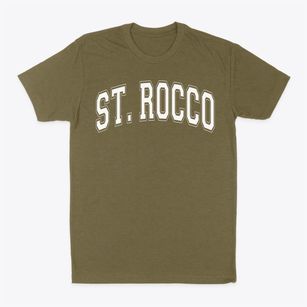 St Rocco Parish Varsity Arch Classic Dad T-Shirt