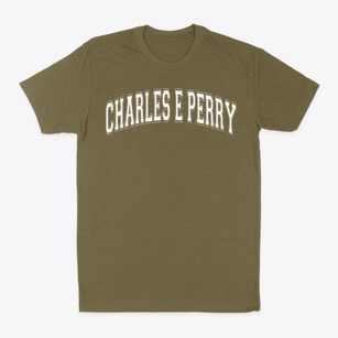 Charles E Perry Elementary School Varsity Arch Classic Dad T-Shirt
