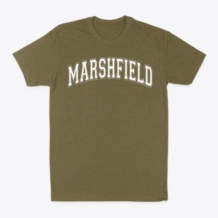 Marshfield High School Varsity Arch Classic Dad T-Shirt