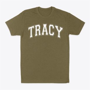 Edward Tracy Elementary School Varsity Arch Classic Dad T-Shirt