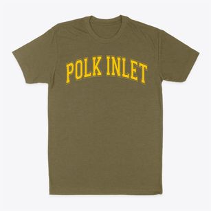 Polk Inlet School Varsity Arch Classic Dad T-Shirt