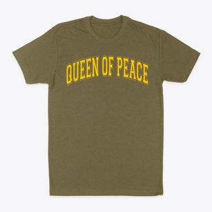 Queen Of Peace Catholic Academy Varsity Arch Classic Dad T-Shirt