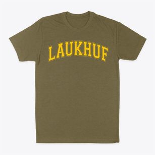 Laukhuf Elementary School Varsity Arch Classic Dad T-Shirt