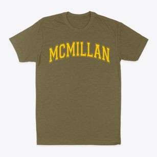 Mcmillan Elementary School Varsity Arch Classic Dad T-Shirt