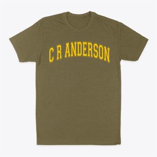 C R Anderson Alternative School Varsity Arch Classic Dad T-Shirt