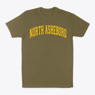 North Asheboro Middle School Varsity Arch Classic Dad T-Shirt