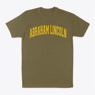 Abraham Lincoln Elementary School Varsity Arch Classic Dad T-Shirt