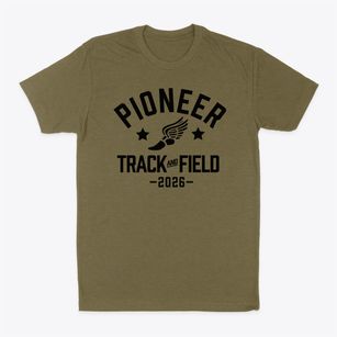 Pioneer Elementary School Track and Field Classic Dad T-Shirt