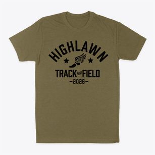 Highlawn Elementary School Track and Field Classic Dad T-Shirt
