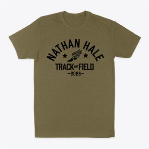 Nathan Hale Elementary School Track and Field Classic Dad T-Shirt