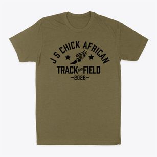 J S Chick African Centered School Track and Field Classic Dad T-Shirt