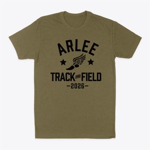 Arlee High School Track and Field Classic Dad T-Shirt