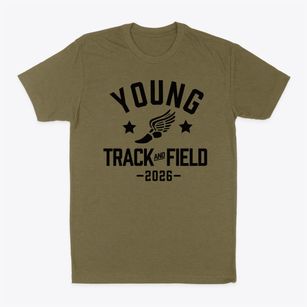 Young High School Track and Field Classic Dad T-Shirt