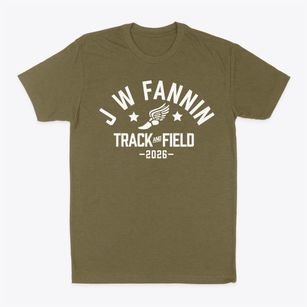 J W Fannin Elementary School Track and Field Classic Dad T-Shirt