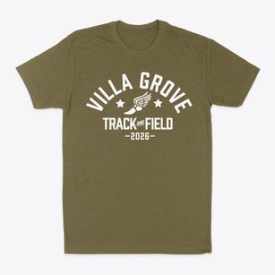 Villa Grove School Track and Field Classic Dad T-Shirt