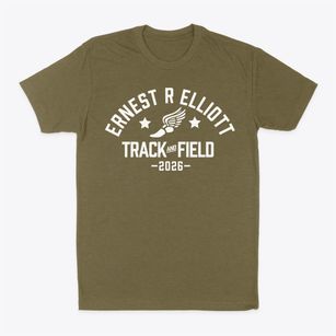 Ernest R Elliott Elementary School Track and Field Classic Dad T-Shirt