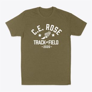 C.e. Rose K-8 School Track and Field Classic Dad T-Shirt