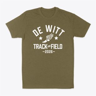 De Witt Middle School Track and Field Classic Dad T-Shirt