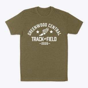 Greenwood Central School Track and Field Classic Dad T-Shirt