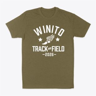 Winito High School Track and Field Classic Dad T-Shirt
