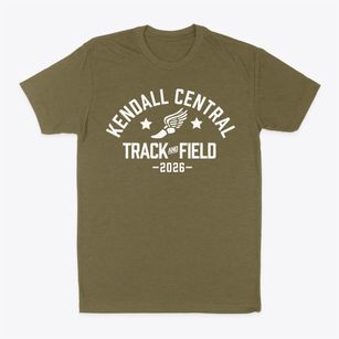 Kendall Central School Track and Field Classic Dad T-Shirt