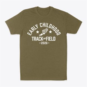 Early Childhood Development Center Track and Field Classic Dad T-Shirt
