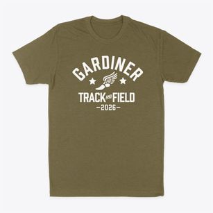 Gardiner Middle School Track and Field Classic Dad T-Shirt