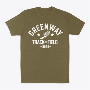 Greenway Middle School Track and Field Classic Dad T-Shirt