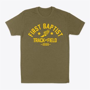 First Baptist Academy Track and Field Classic Dad T-Shirt
