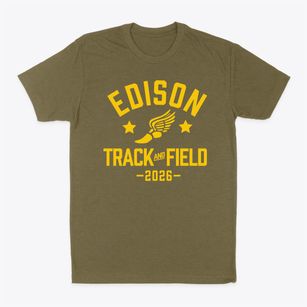 Edison Middle School Track and Field Classic Dad T-Shirt