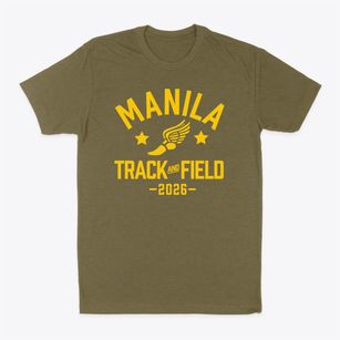 Manila High School Track and Field Classic Dad T-Shirt