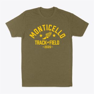 Monticello Elementary School Track and Field Classic Dad T-Shirt