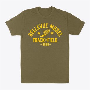 Bellevue Model Elementary School Track and Field Classic Dad T-Shirt