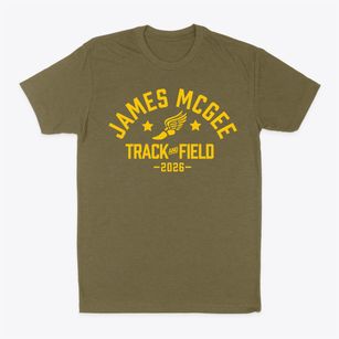 James Mcgee Elementary School Track and Field Classic Dad T-Shirt