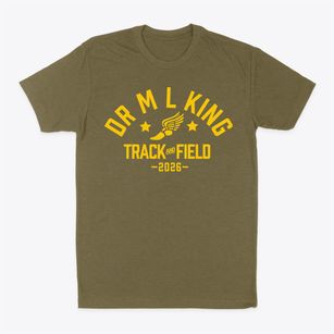 Dr M L King Junior Elementary School Track and Field Classic Dad T-Shirt