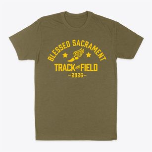 Blessed Sacrament Parish School Track and Field Classic Dad T-Shirt