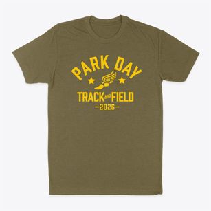 Park Day School Track and Field Classic Dad T-Shirt