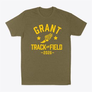 Grant Elementary School Track and Field Classic Dad T-Shirt