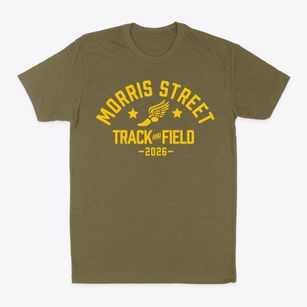 Morris Street Elementary School Track and Field Classic Dad T-Shirt