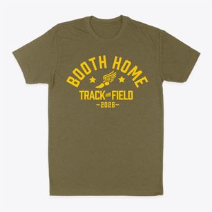 Booth Memorial Home School Track and Field Classic Dad T-Shirt