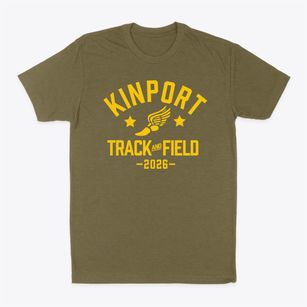 Kinport Academy Track and Field Classic Dad T-Shirt